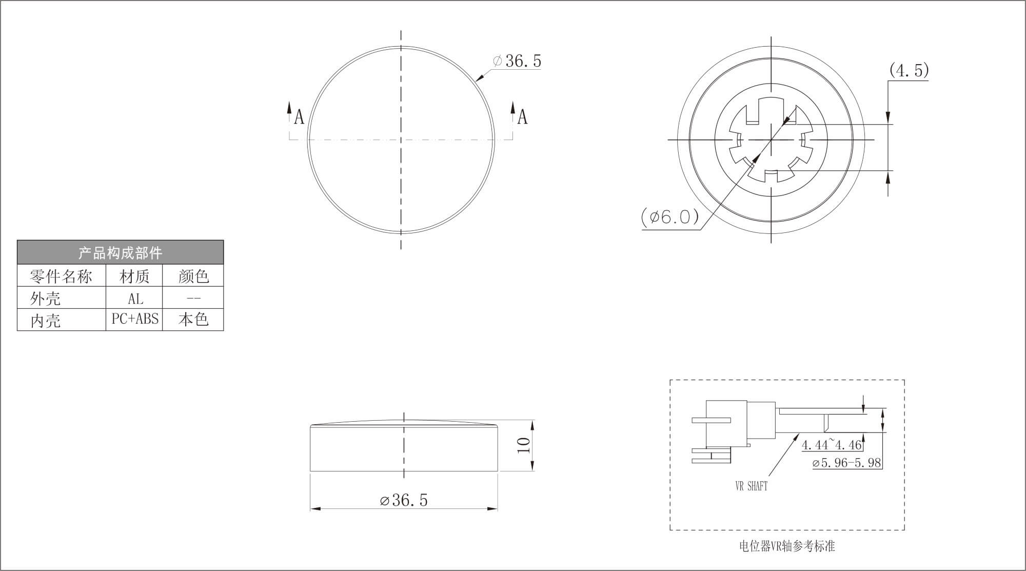 Hardware Knob X132